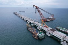 北部湾港首个30万吨级干散货自动化码头平台实现全线贯通
